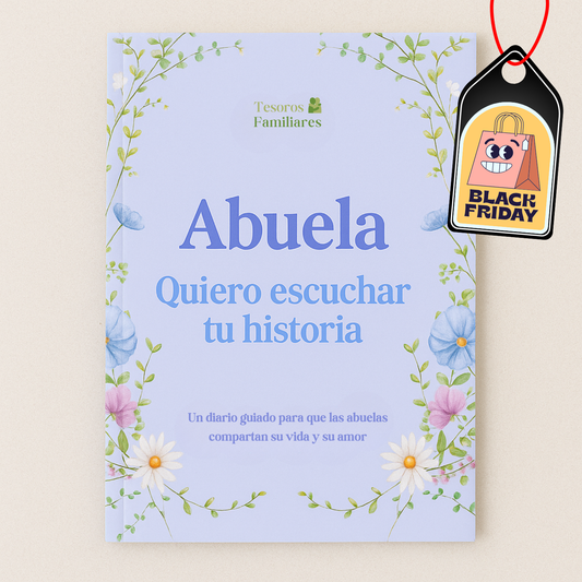 Recuerdos de abuela: diario guiado 💜 -50% BLACK FRIDAY 💜