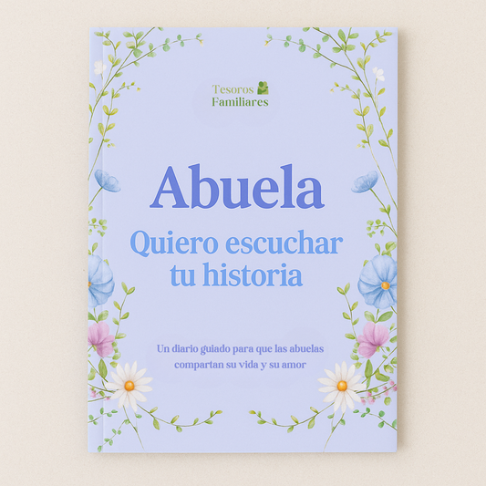 Recuerdos de abuela: diario guiado 💜 -50 % REBAJAS DE INVIERNO 💜