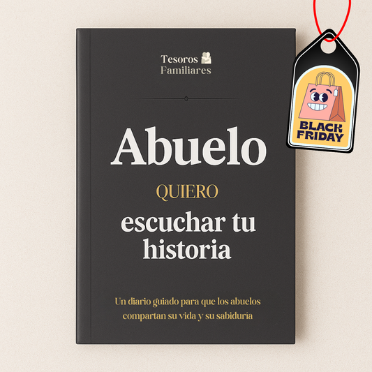 Recuerdos de abuelo: diario guiado 💙 -50% BLACK FRIDAY 💙