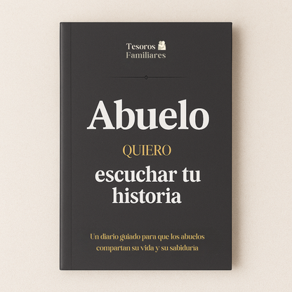 Recuerdos de abuelo: diario guiado ⚡ -50 % SOLO HOY ⚡