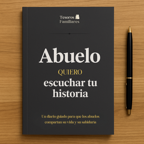 Recuerdos de abuelo: diario guiado ⚡ -50 % SOLO HOY ⚡